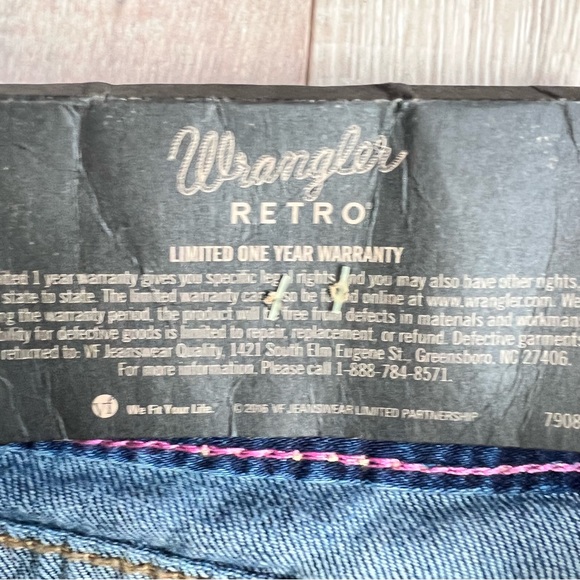 Wrangler Women's Retro Mae Mid Rise Stretch Jean Skirt- Size 6 - Picture 4 of 9